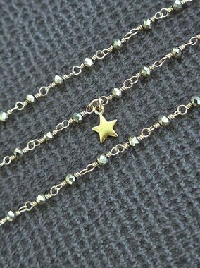 ✨️HP✨️ Dainty Gold💛 Pyrite Bracelet Trio3️⃣ - NWOT